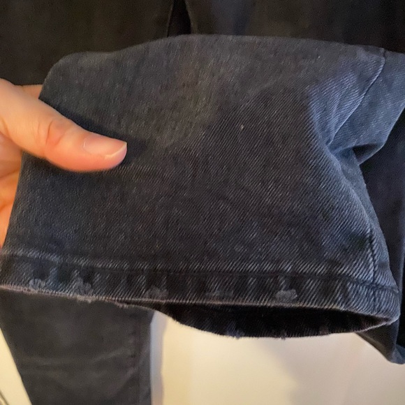 J. Crew 26Tall Black Straight Leg Boyfriend Jean - Picture 3 of 8